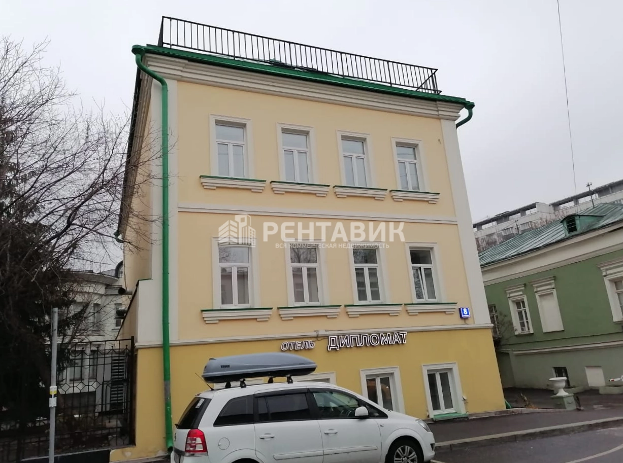 фасад дома, здание по адресу г Москва, 1-й Спасоналивковский пер, д 8 стр 2