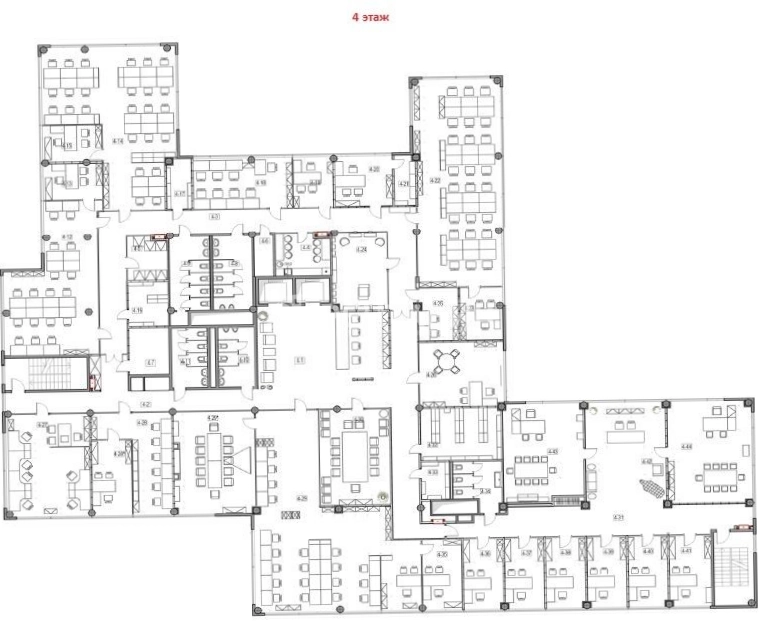 Офис West Plaza, строение 10 площадью 1505 квадратных метров