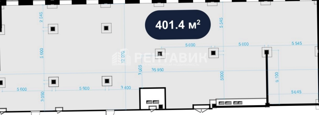 Офис GS Тушино площадью 401 квадратных метров