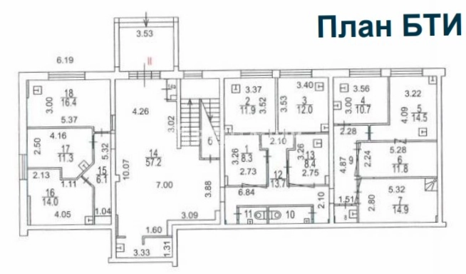 Помещение свободного назначения Вавилова, 79к1 площадью 490 квадратных метров