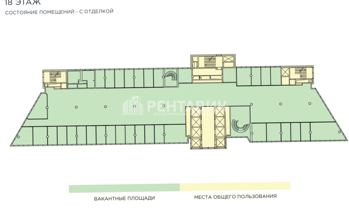 Офис Mebe One Khimki Plaza площадью 1738 квадратных метров