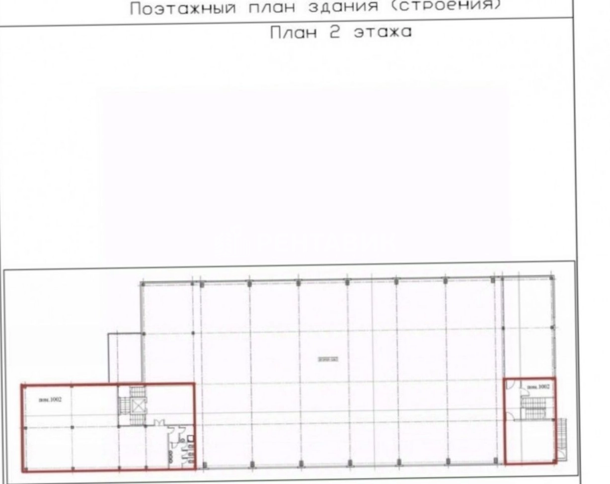 Помещение свободного назначения Крутая, 3 площадью 1840 квадратных метров