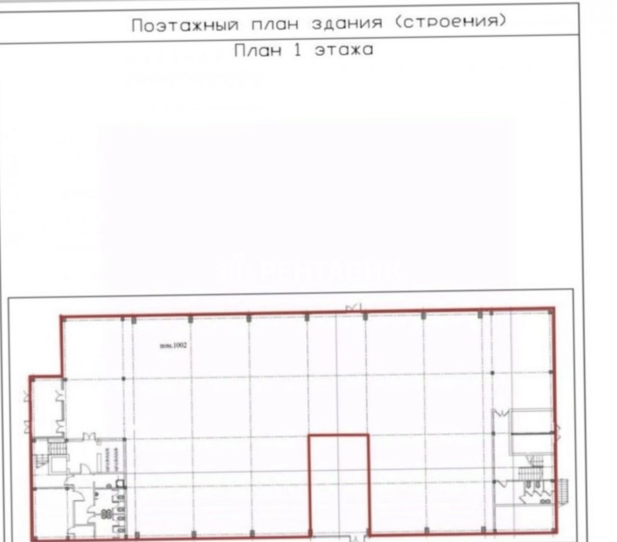 Помещение свободного назначения Крутая, 3 площадью 1840 квадратных метров