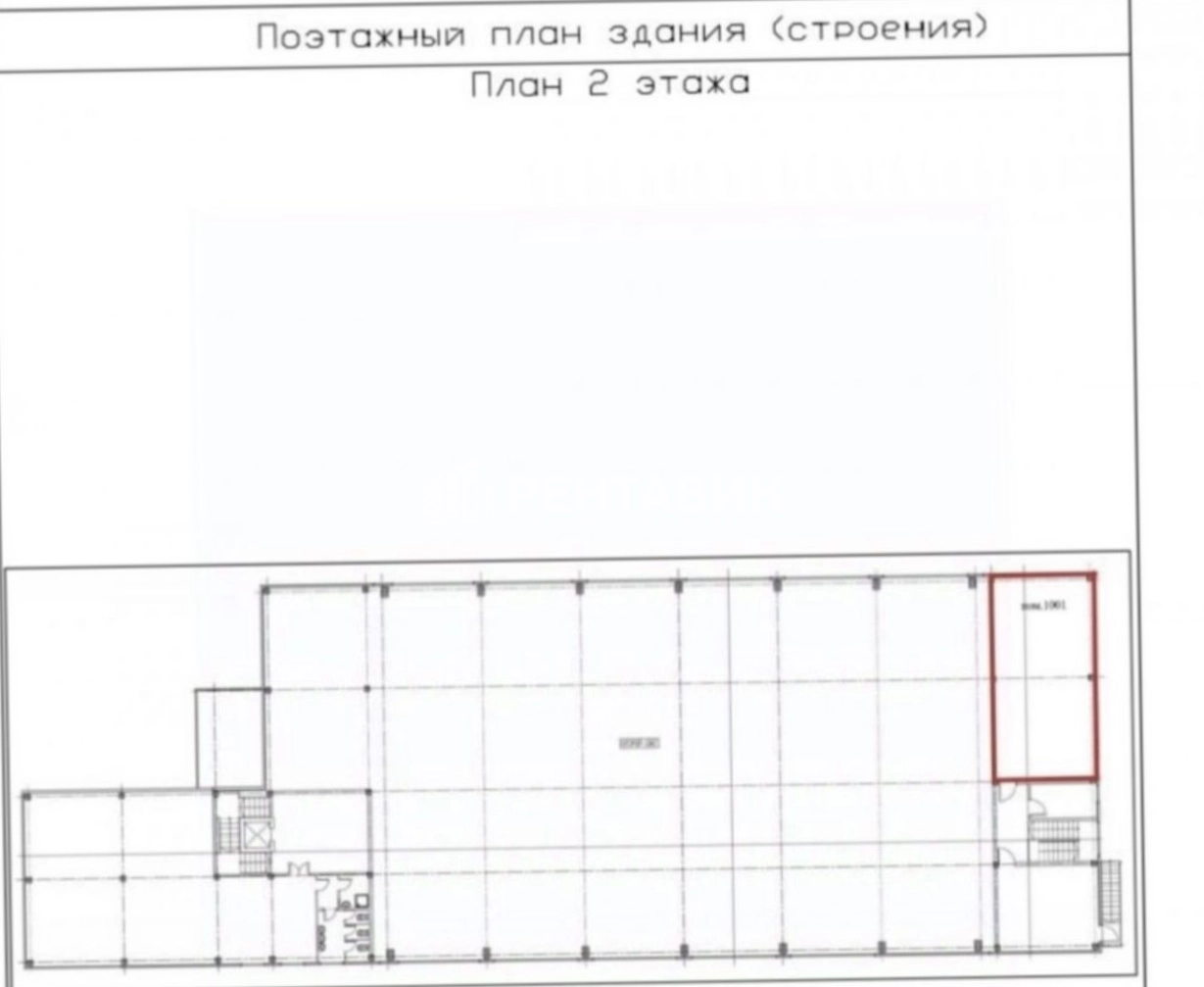 Помещение свободного назначения Крутая, 3 площадью 1840 квадратных метров
