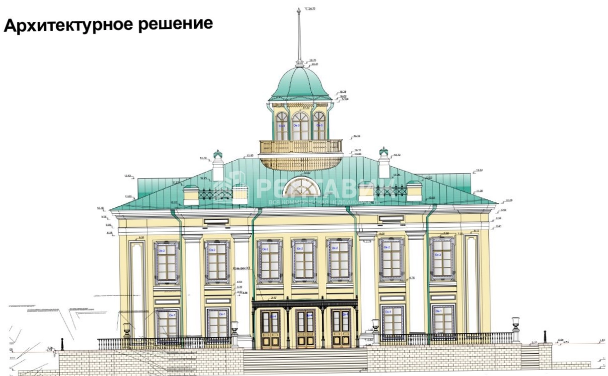 Здание целиком Усадьба Нарышкиных площадью 1933 квадратных метров