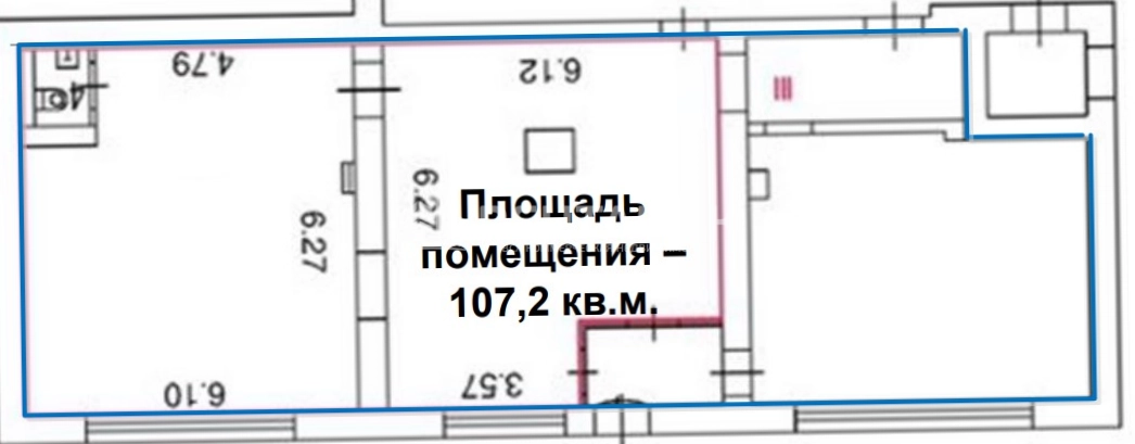 Помещение свободного назначения Фридриха Энгельса 7-21 площадью 107 квадратных метров