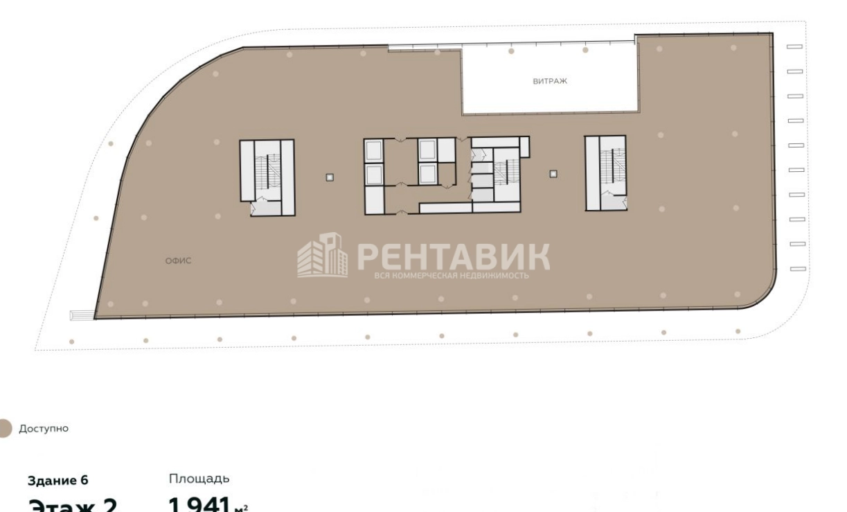 Здание целиком Сколково Парк, корпус 6 площадью 13414 квадратных метров