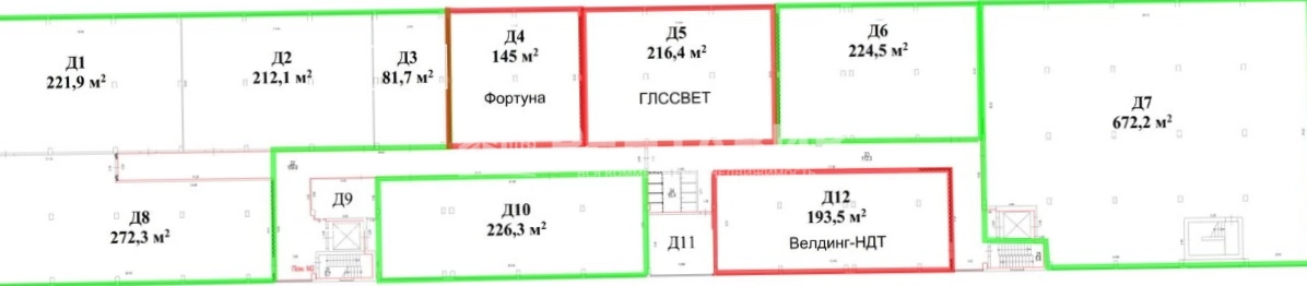 Помещение свободного назначения Рабочая, 91с4 площадью 672 квадратных метров