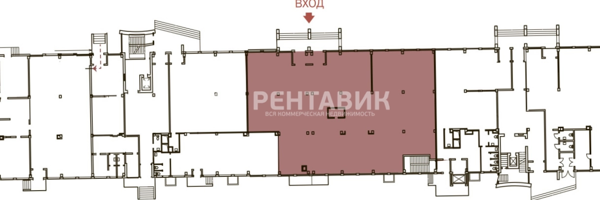 Торговая площадь Новый свет площадью 652 квадратных метров