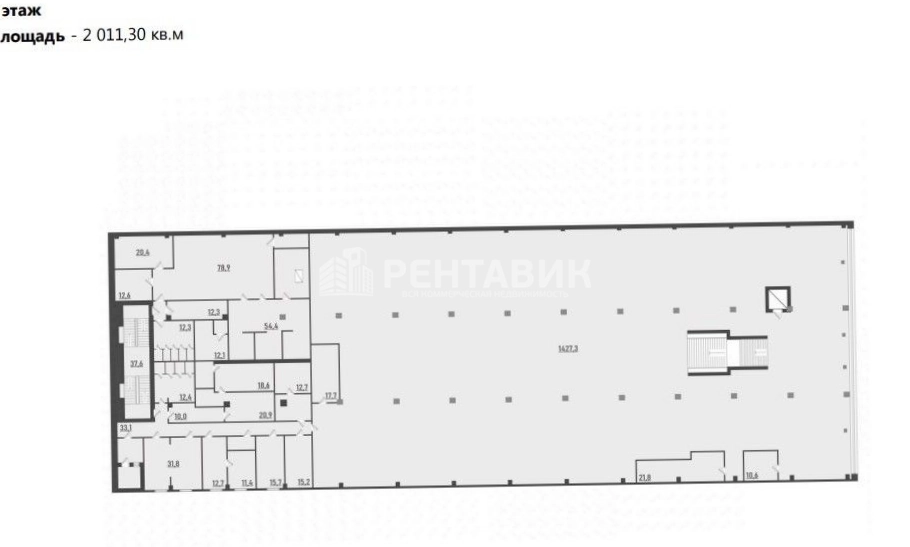 Торговая площадь Журналистов 34 И площадью 2000 квадратных метров