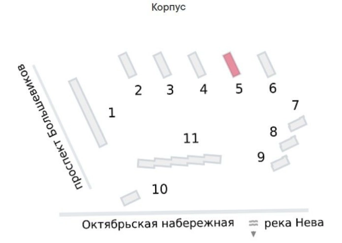 Помещение свободного назначения Октябрьская набережная площадью 87 квадратных метров