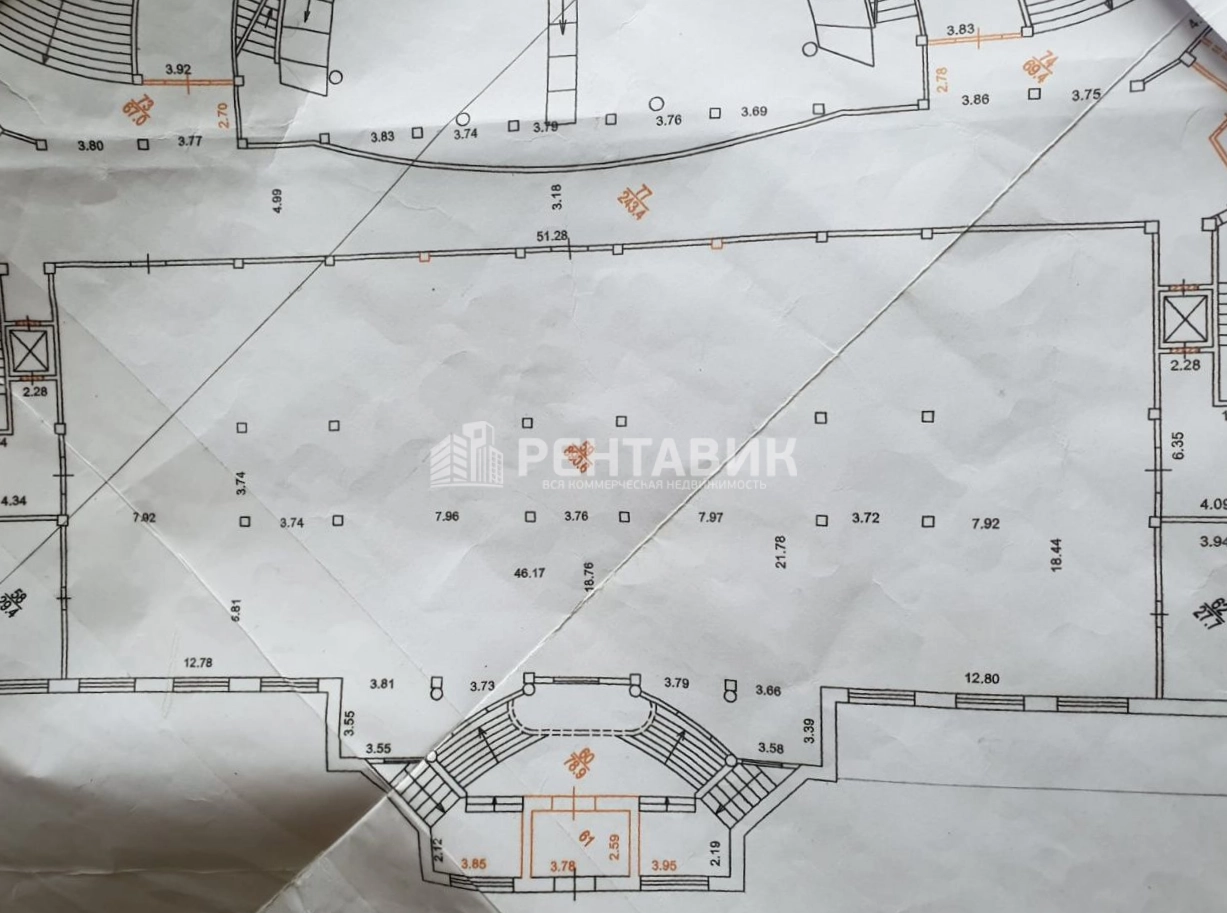 Помещение свободного назначения Островная, 2 площадью 3702 квадратных метров
