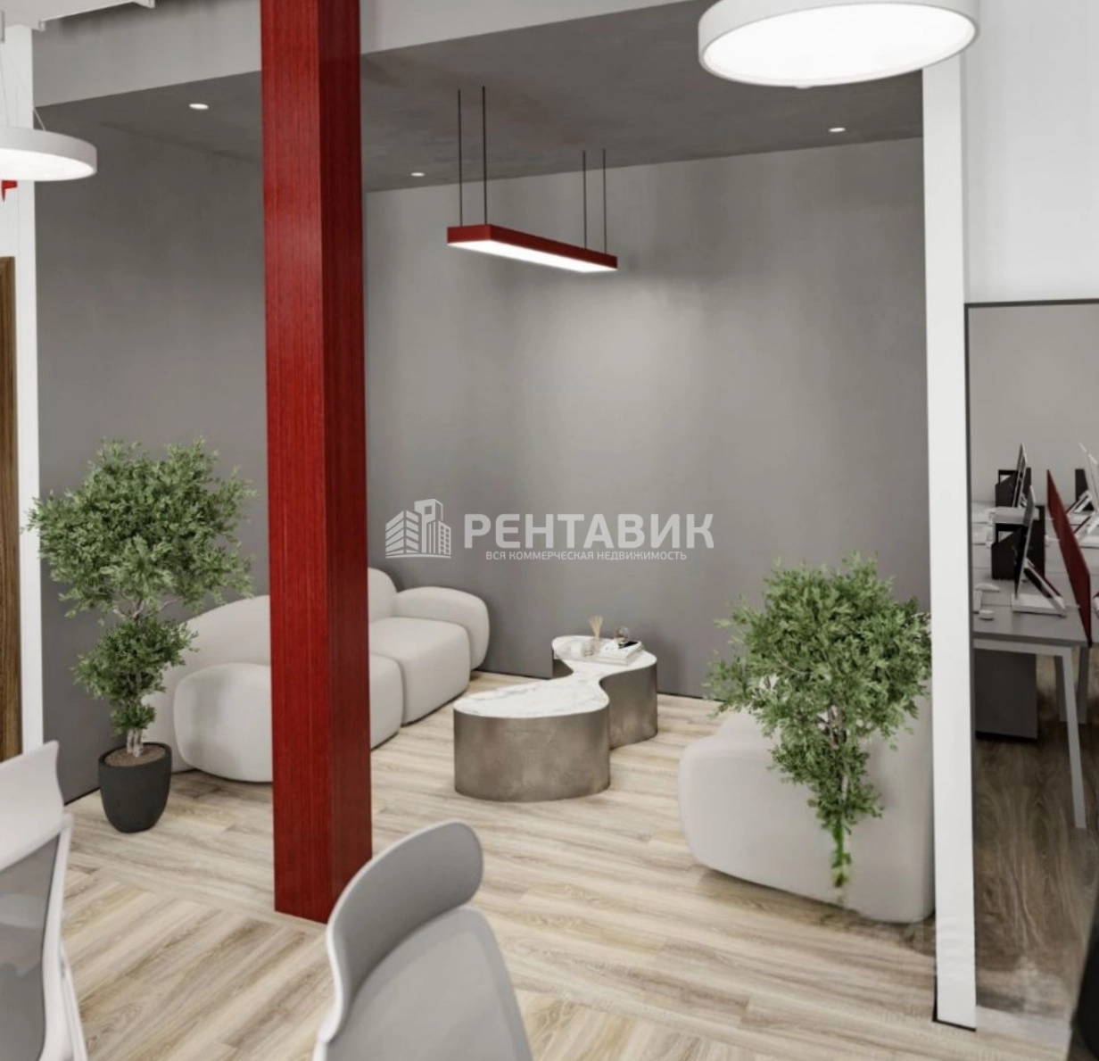 Офис Нега площадью 314 квадратных метров
