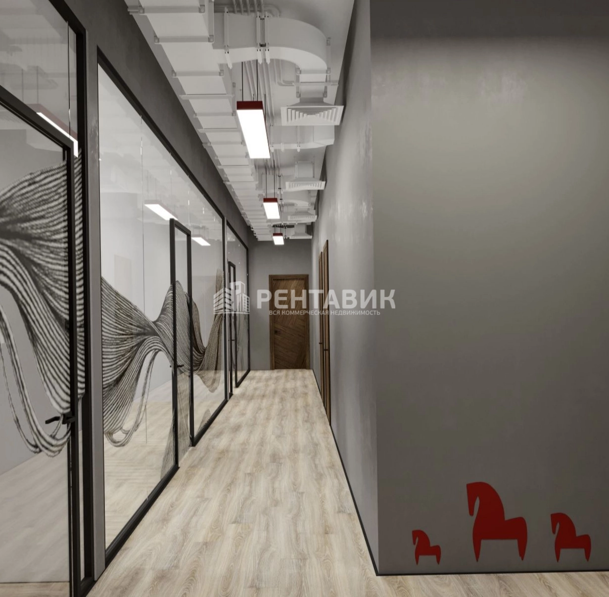 Офис Нега площадью 314 квадратных метров