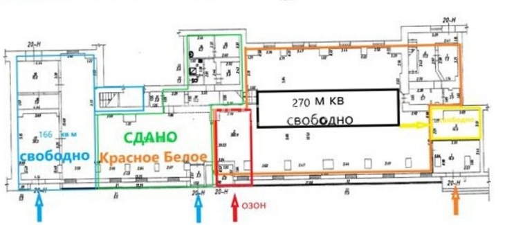 Помещение свободного назначения Двинская, 15 площадью 250 квадратных метров