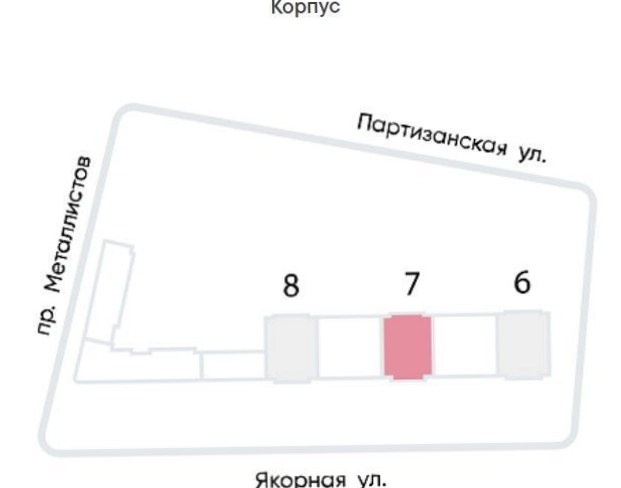 Помещение свободного назначения Большая Охта площадью 145 квадратных метров