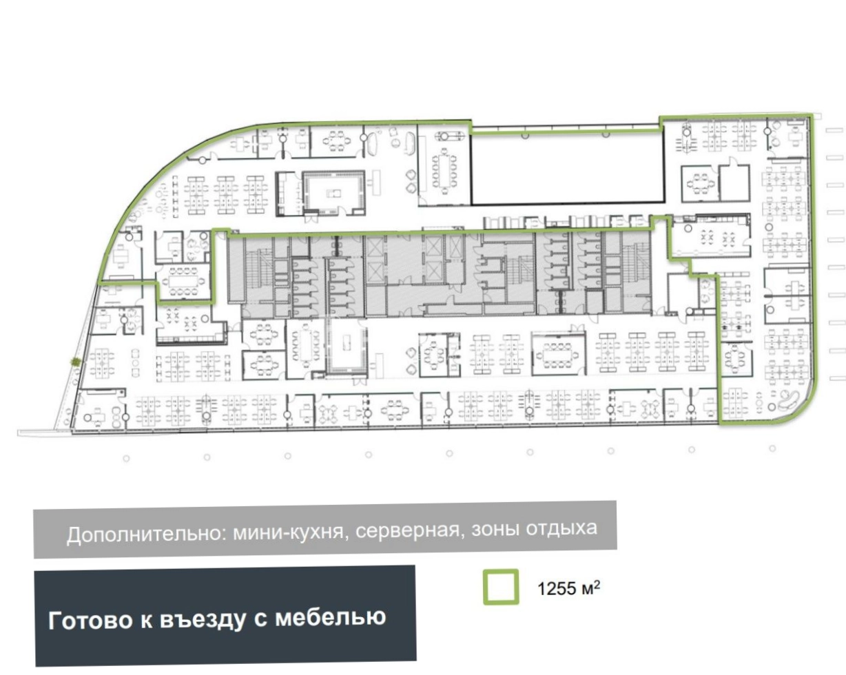 Офис Сколково Парк, корпус 1 площадью 9299 квадратных метров