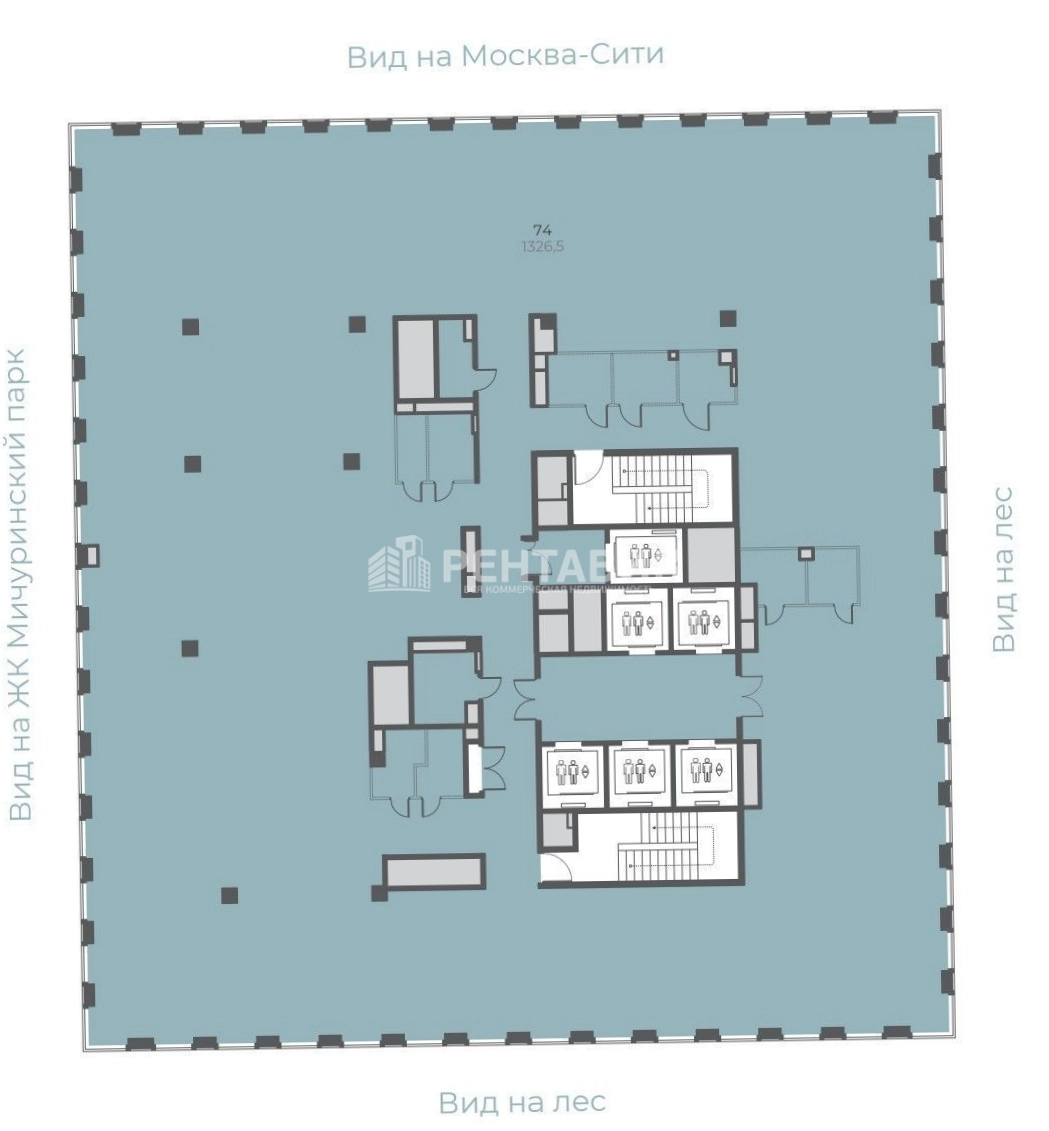 Офис Lakes площадью 4484 квадратных метров