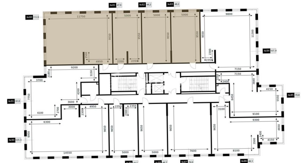 Офис Fili Residence / Фили Резиденс площадью 258 квадратных метров