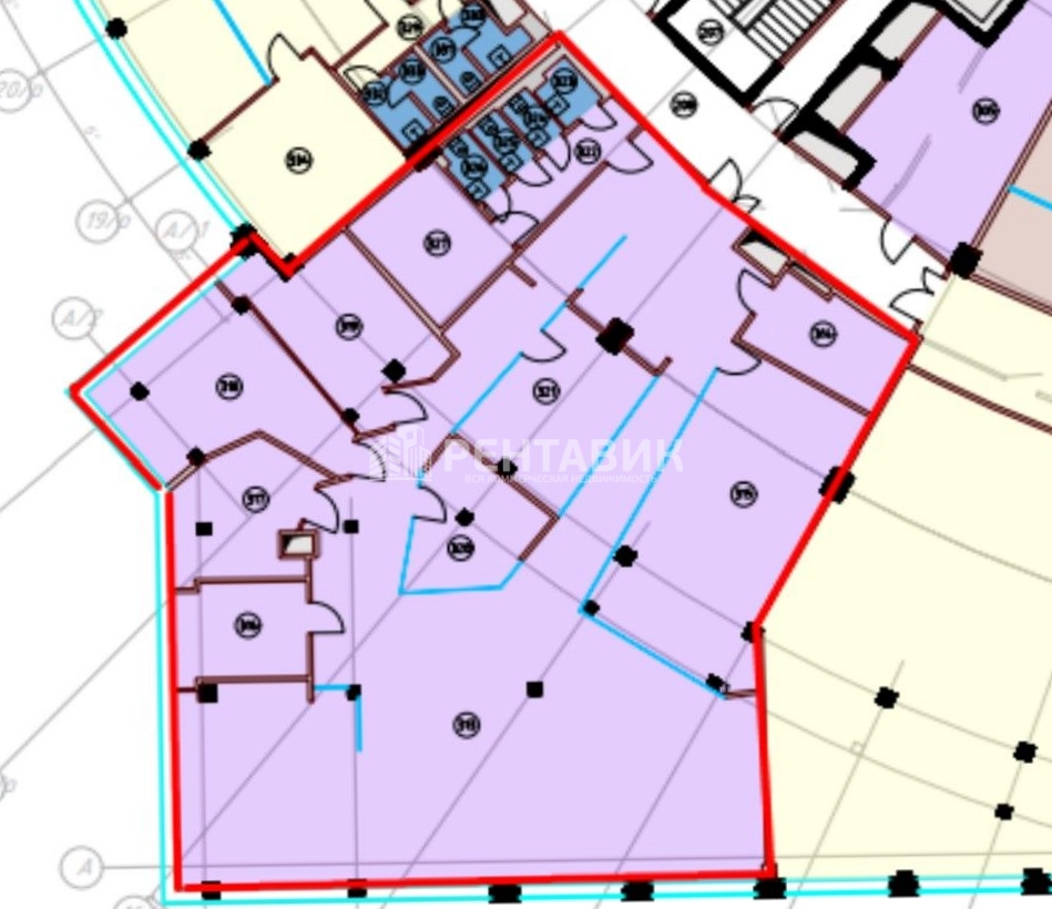 Офис Святогор 4 площадью 376 квадратных метров