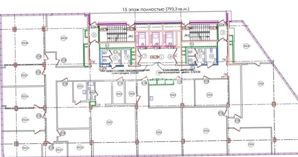 Офис Пулково Стар площадью 793 квадратных метров