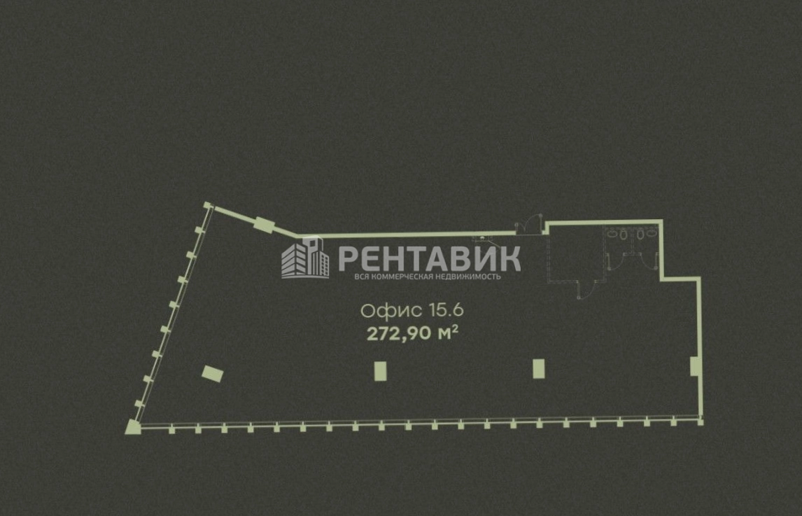 Офис Геолог 2 площадью 273 квадратных метров