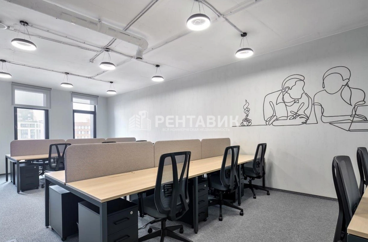 Офис Аптекарская 18 площадью 70 квадратных метров