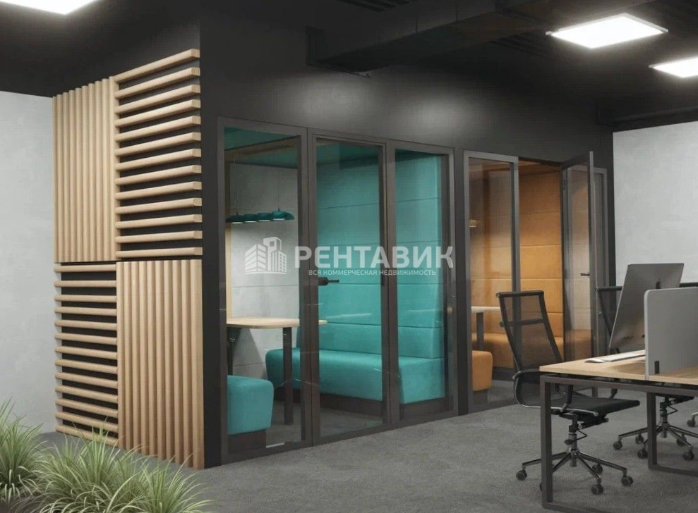 Офис Симонов Плаза площадью 1392 квадратных метров
