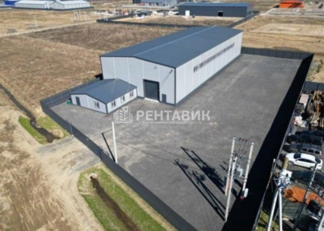 фасад дома, здание по адресу Ленинградская обл, Ломоносовский р-н, тер Промышленная зона Пески, ул Технологическая, стр 8