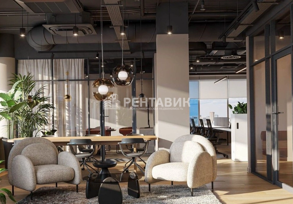 Офис Северное Сияние площадью 313 квадратных метров