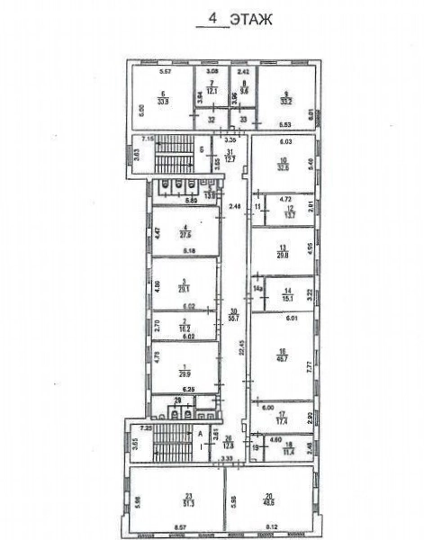 Офис Vavilov Tower / Вавилов Тауэр, 24 площадью 583 квадратных метров