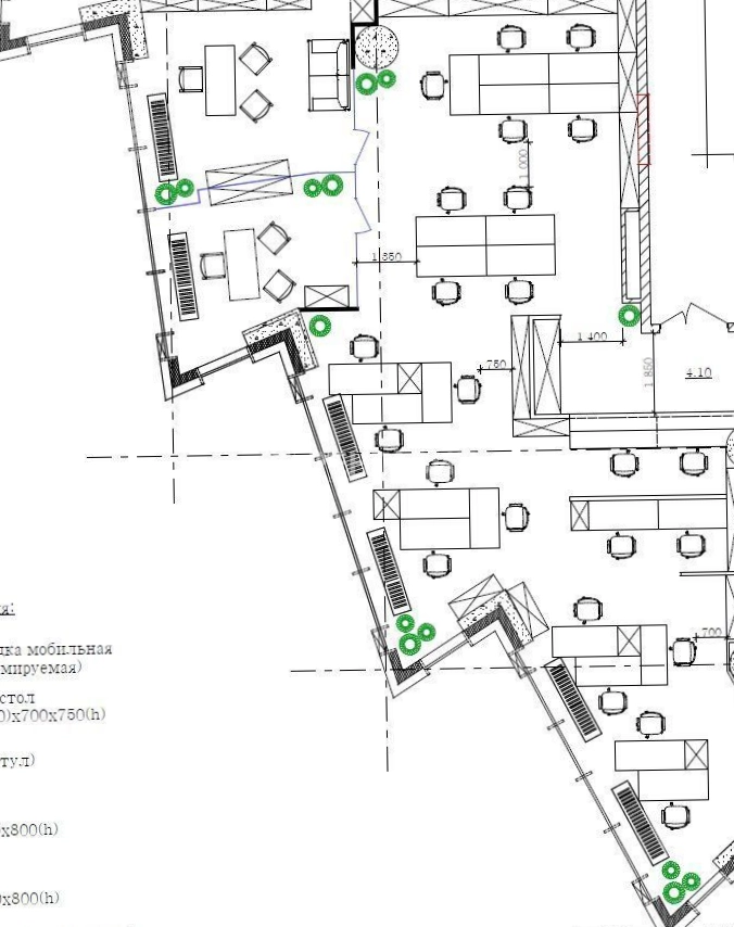 Офис DM TOWER/Дм Тауэр площадью 170 квадратных метров