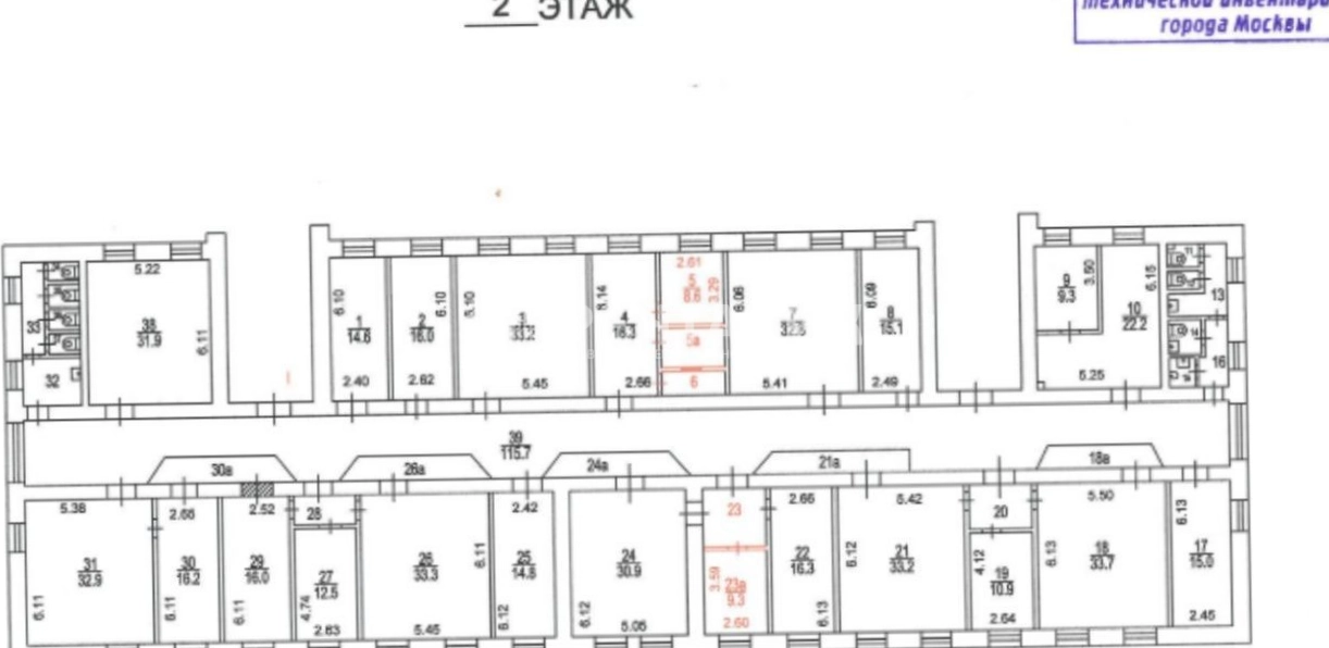 Офис Кржижановского, 7к2 площадью 3340 квадратных метров
