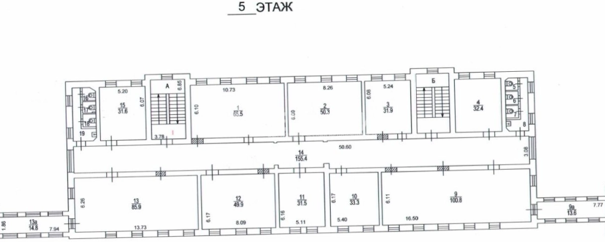 Офис Кржижановского, 7к2 площадью 3340 квадратных метров