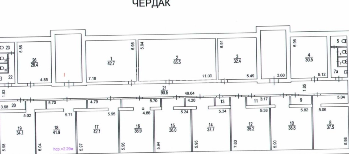 Офис Кржижановского, 7к2 площадью 3340 квадратных метров