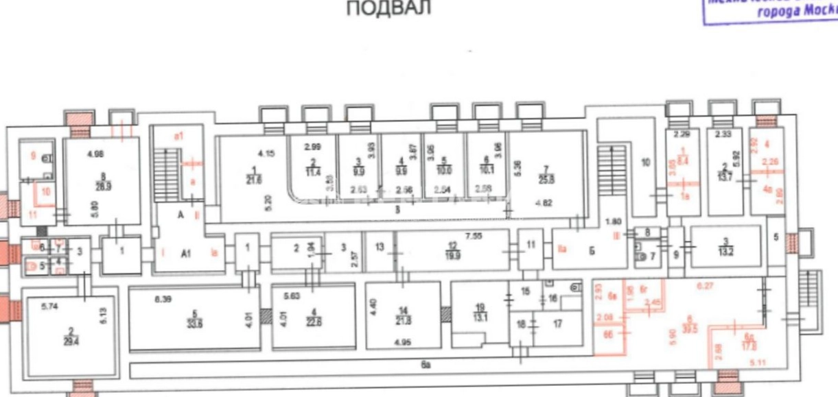 Офис Кржижановского, 7к2 площадью 3340 квадратных метров