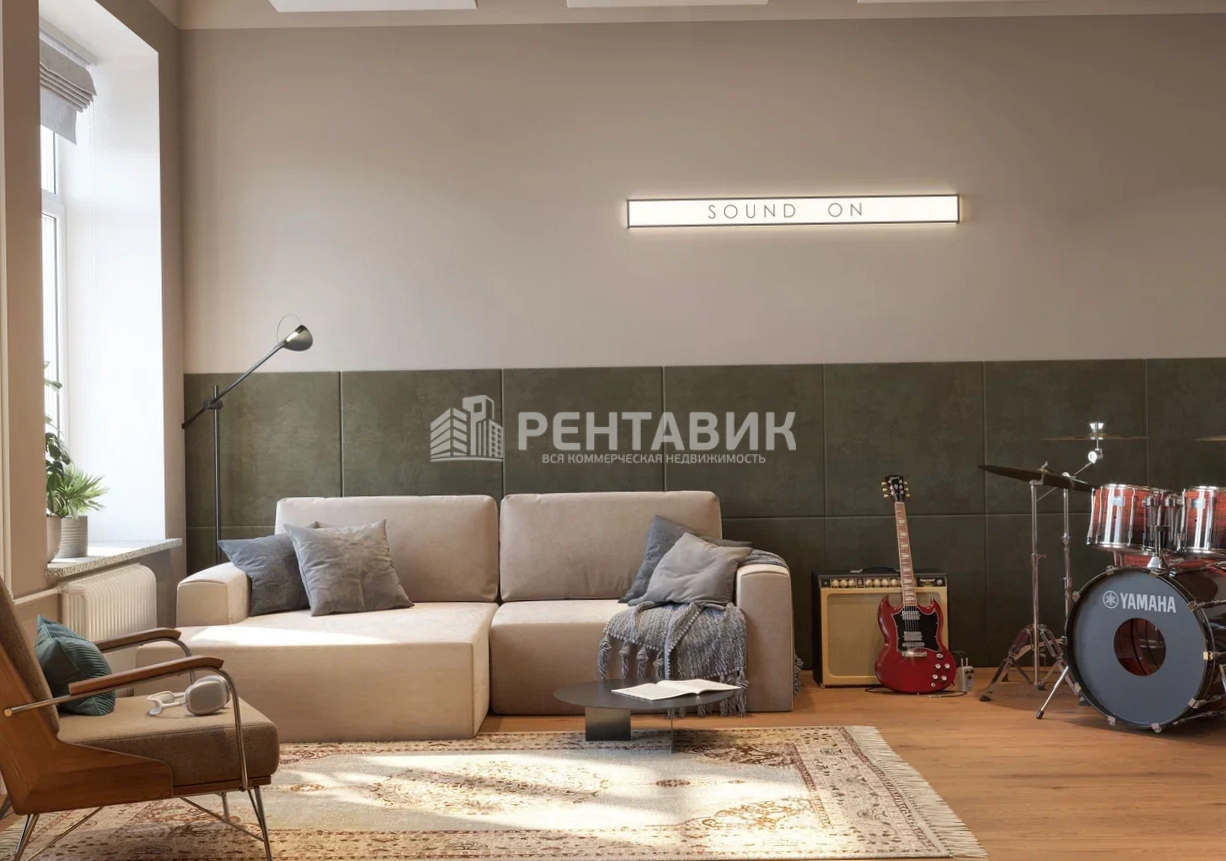 Офис Чехова 18 площадью 50 квадратных метров
