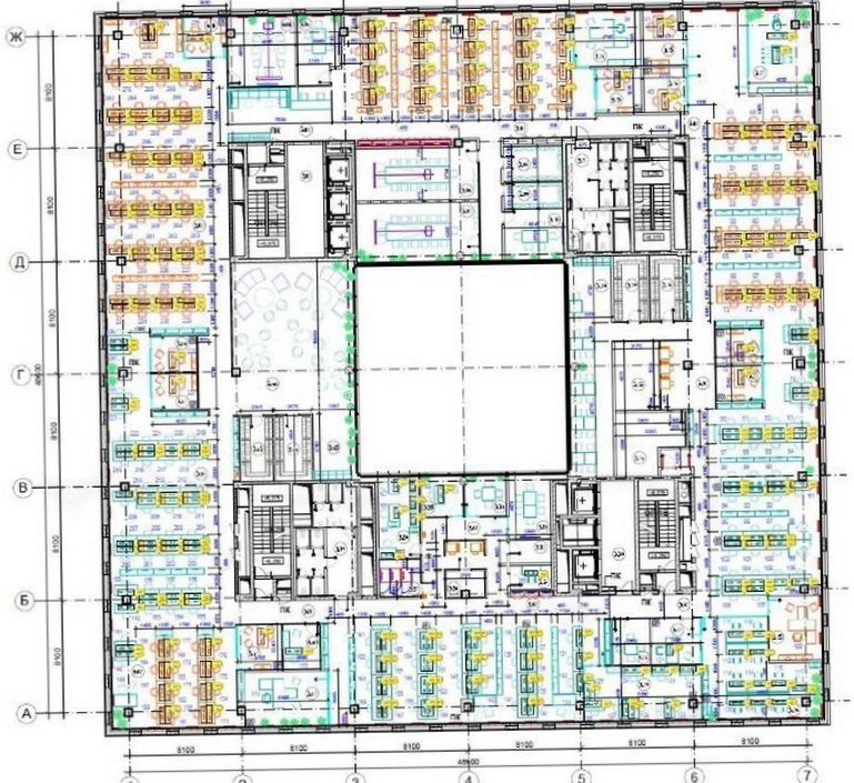 Офис Алкон I. Корпус 4 площадью 2448.8 квадратных метров