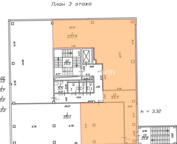 Офис Таллинское, 194 площадью 220 квадратных метров