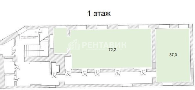Офис Бутырская, 76с4 площадью 153.1 квадратных метров