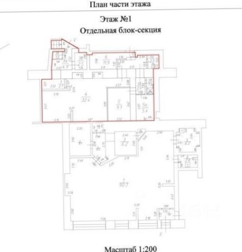 Общепит Мясницкая, 14-2с1 площадью 175.4 квадратных метров