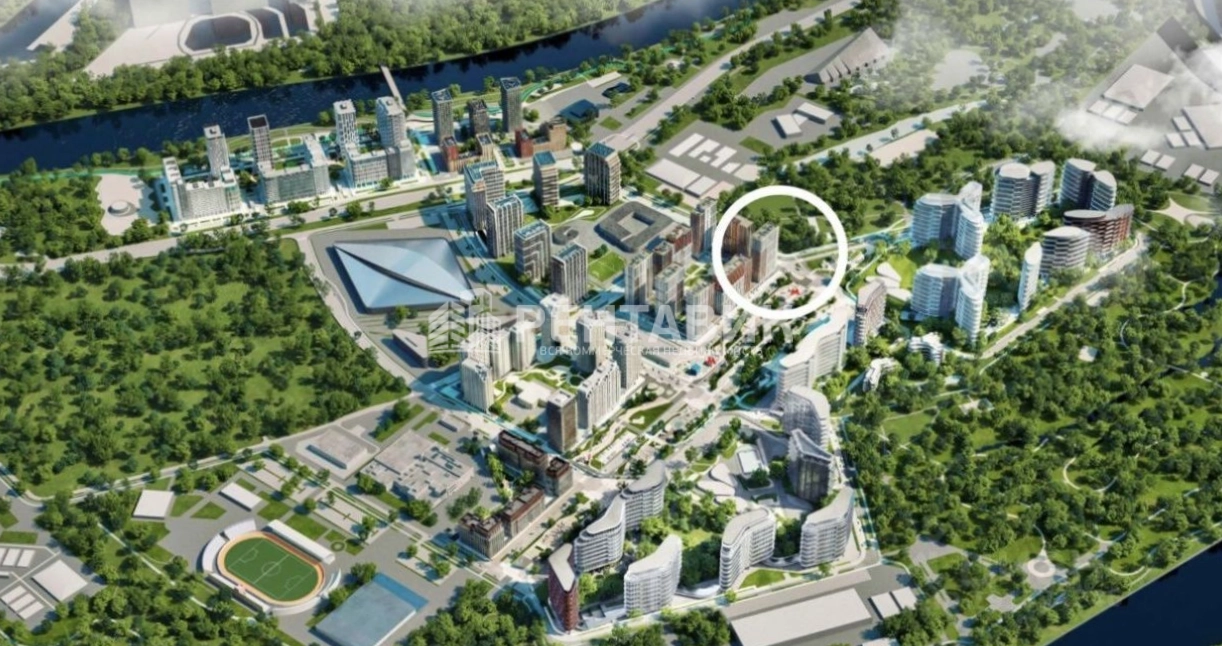Здание ОСТРОВ по адресу г Москва, ул Нижние Мнёвники, д 10
