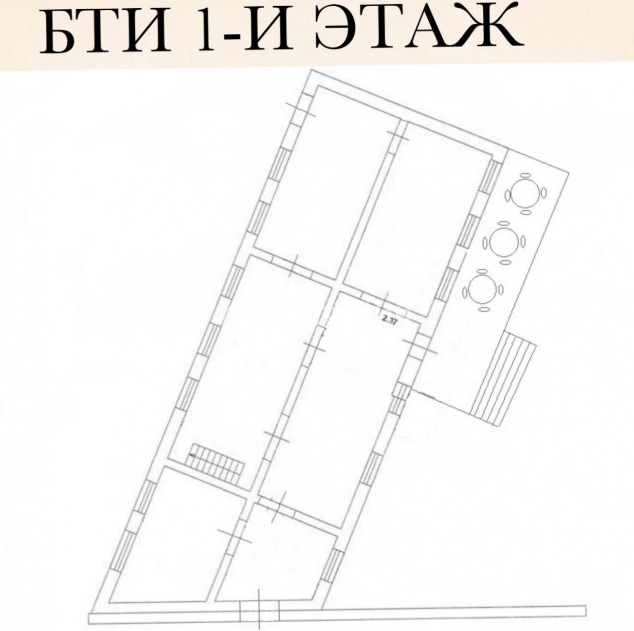Здание целиком Малая Семёновская 6 площадью 1375 квадратных метров