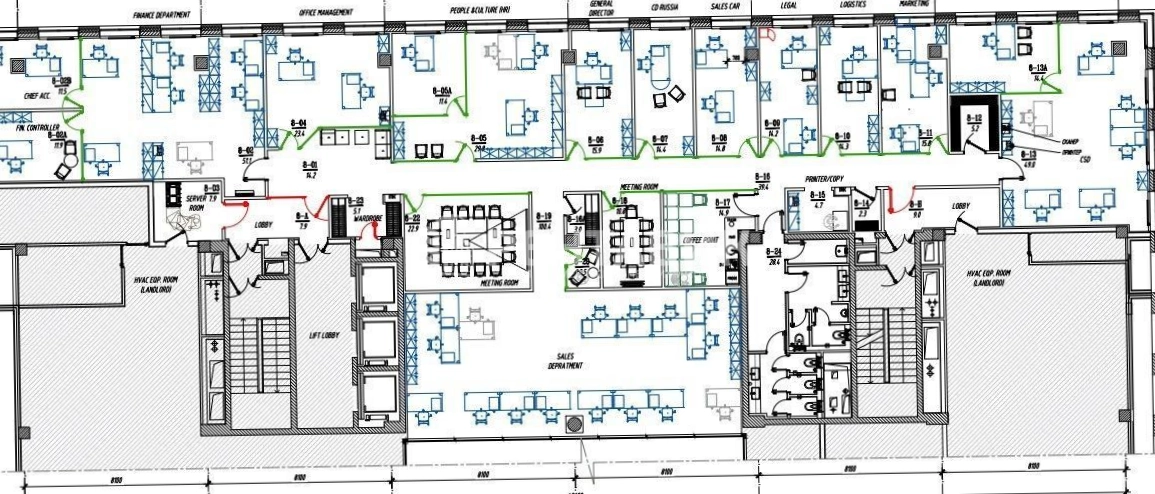 Офис Алкон I. Корпус 4 площадью 5592.9 квадратных метров
