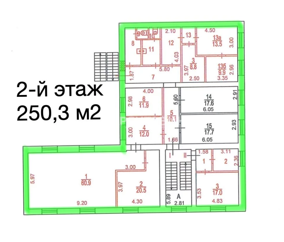 Здание целиком Рабочая 91с2 площадью 1054 квадратных метров