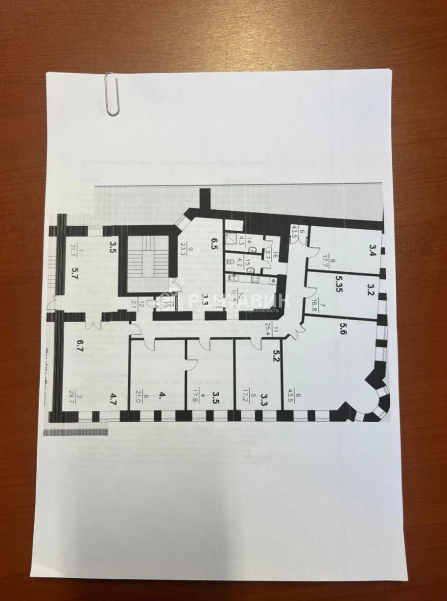 Офис Большая Дмитровка, 7-5с1 площадью 265.4 квадратных метров