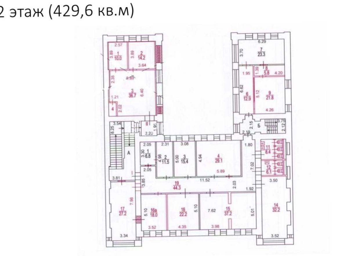 Здание целиком 1-я Тверская-Ямская, 6 площадью 1566 квадратных метров