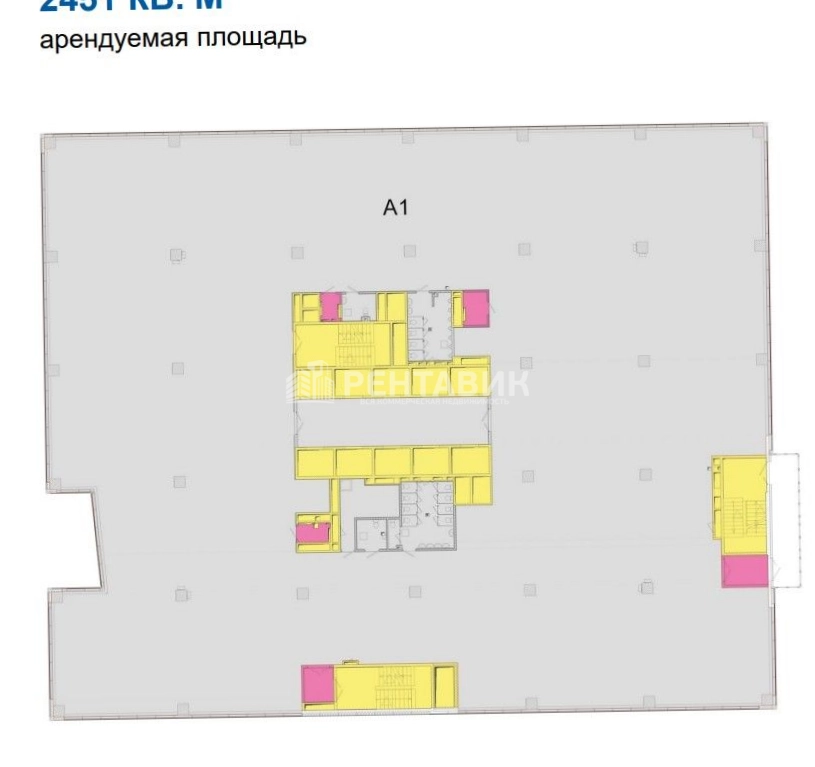 Офис Тесла площадью 2451 квадратных метров