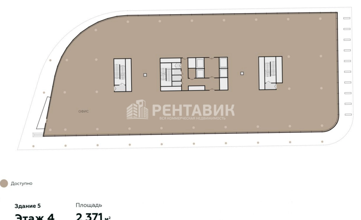 Здание целиком Сколково Парк, корпус 5 площадью 14965 квадратных метров