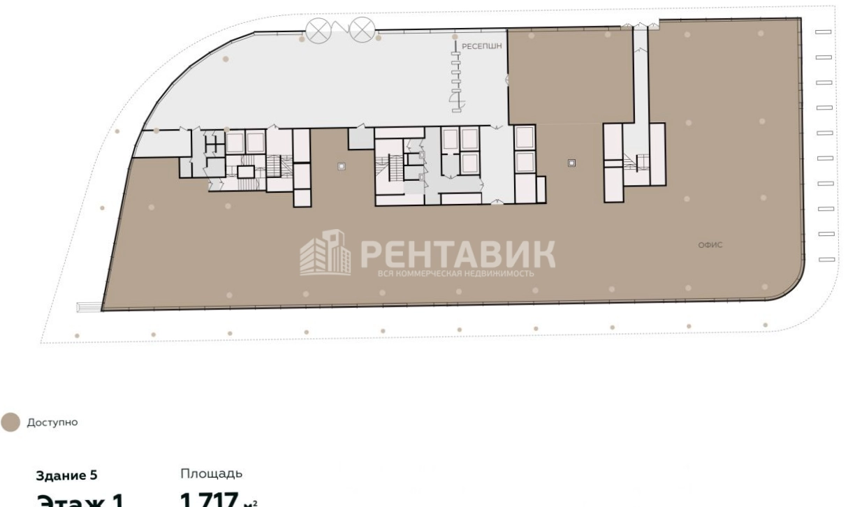 Здание целиком Сколково Парк, корпус 5 площадью 30000 квадратных метров